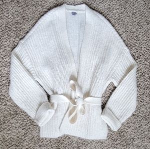 Aerie Wrap Knit Sweater